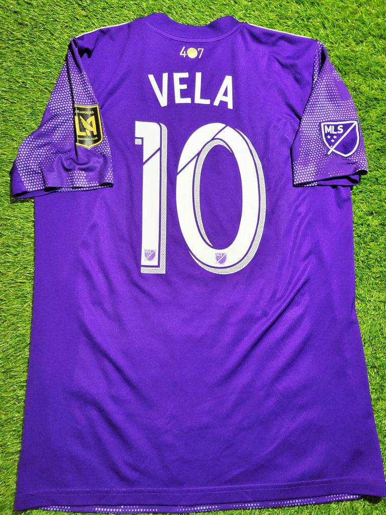 Vela LAFC MLS All Stars Vs Atletico Madrid 2019 Soccer Jersey Shirt M SKU# ED9152 Adidas