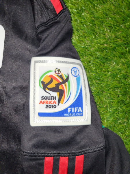 Vela Mexico 2010 WORLD CUP Away Black Jersey Shirt Camiseta M SKU# P41397 Adidas
