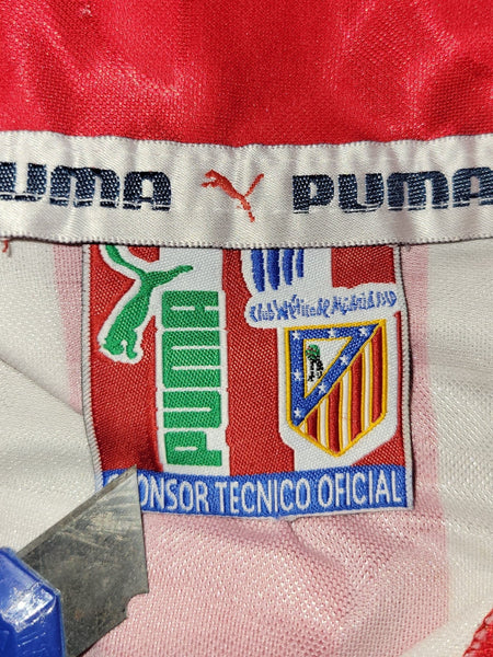 Vieri Atletico Madrid 19971998 Puma Home Soccer Jersey Shirt Camiseta XL Puma