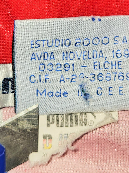 Vieri Atletico Madrid 19971998 Puma Home Soccer Jersey Shirt Camiseta XL Puma