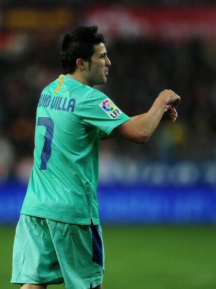 Villa Barcelona 2010 2011 Jersey Shirt Camiseta M - foreversoccerjerseys