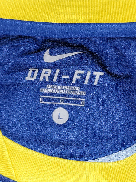 Villa Barcelona Home Nike 2010 2011 Soccer Jersey Shirt L SKU# 382354-486 Nike