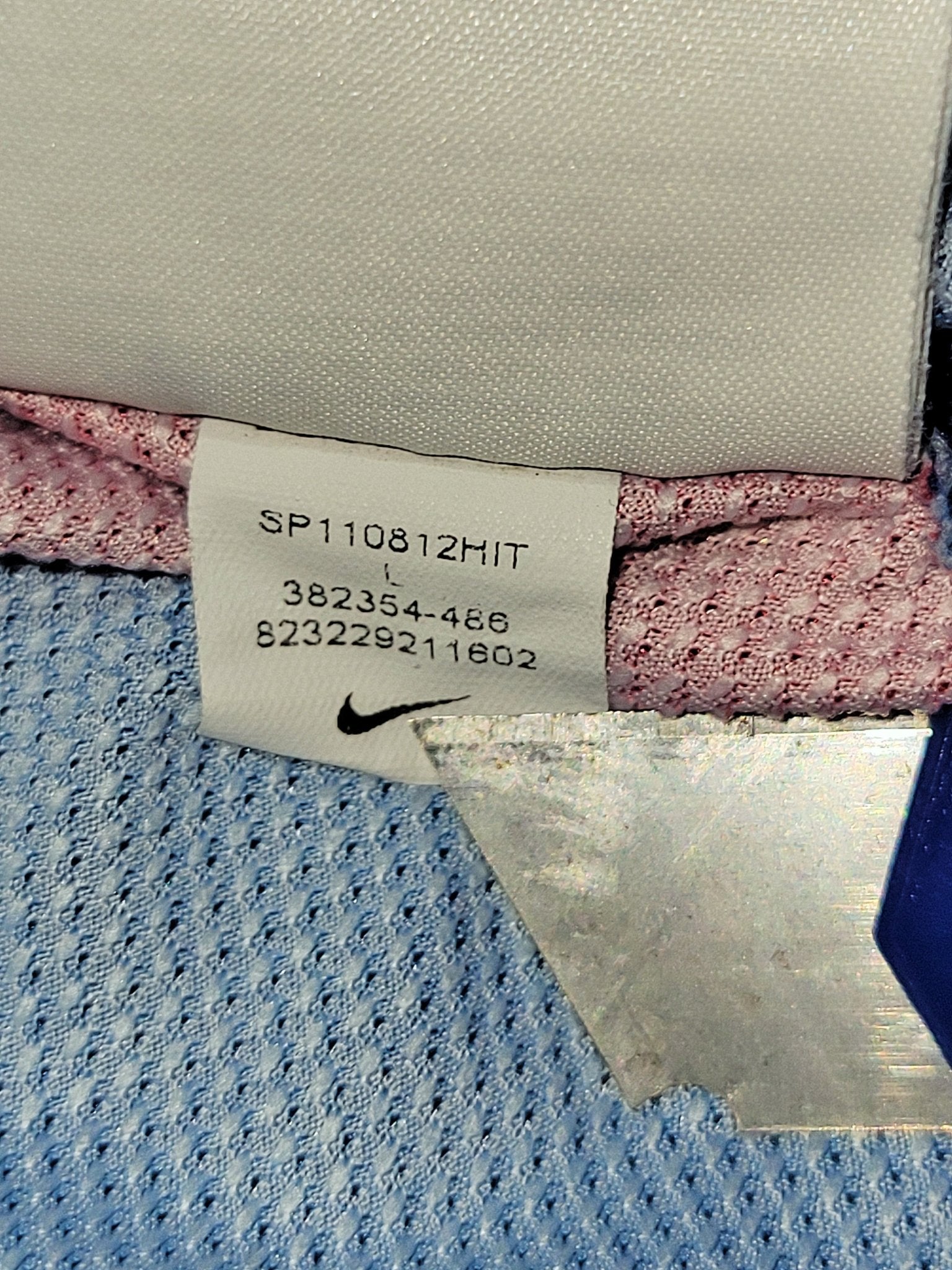 Villa Barcelona Home Nike 2010 2011 Soccer Jersey Shirt L SKU# 382354-486 Nike