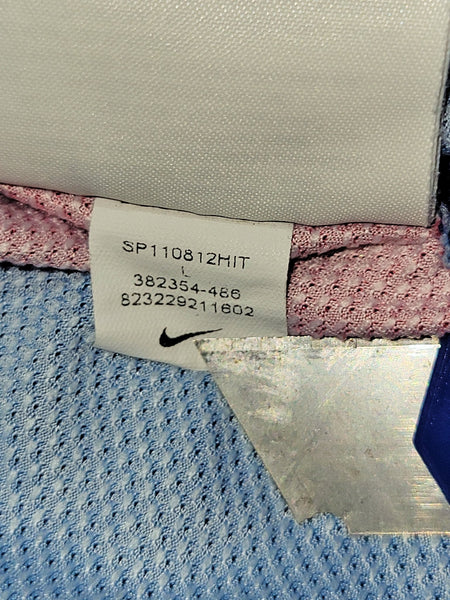 Villa Barcelona Home Nike 2010 2011 Soccer Jersey Shirt L SKU# 382354-486 Nike