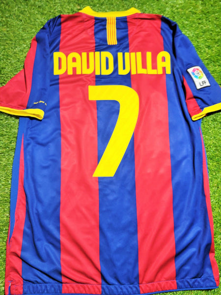 Villa Barcelona Home Nike 2010 2011 Soccer Jersey Shirt L SKU# 382354-486 Nike