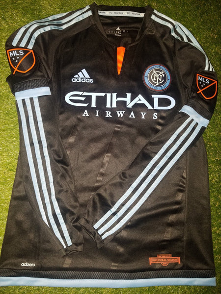 Villa New York FC 2015 2016 INAUGURAL SEASON ADIZERO PLAYER ISSUE Jersey Camiseta M M38946 AZB001 foreversoccerjerseys