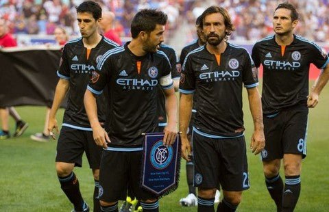 Villa New York FC 2015 2016 INAUGURAL SEASON ADIZERO PLAYER ISSUE Jersey Camiseta M M38946 AZB001 foreversoccerjerseys