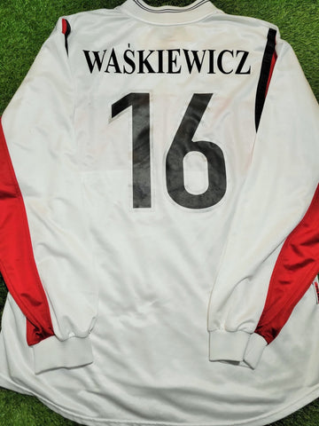 Waskiewicz Poland Nike 1998 MATCH WORN FRIENDLY Jersey Shirt Polen Trikot Polska XL foreversoccerjerseys