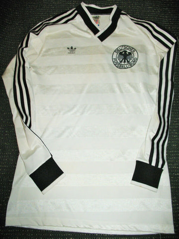 West Germany 1986 WORLD CUP QUALIFIERS Jersey Shirt Deutschland Trikot M - foreversoccerjerseys