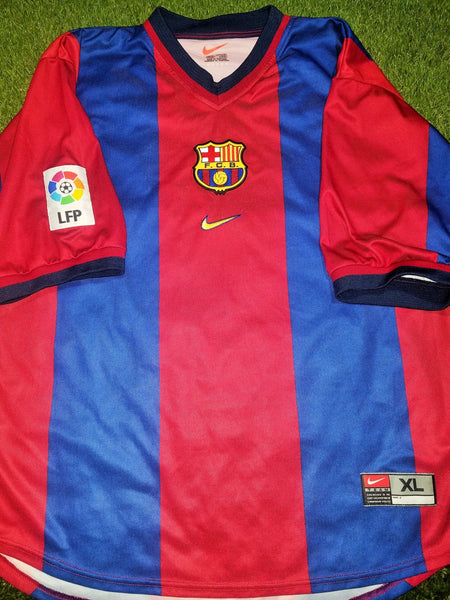 Xavi Barcelona 1998 1999 Jersey Shirt Camiseta Maglia XL foreversoccerjerseys