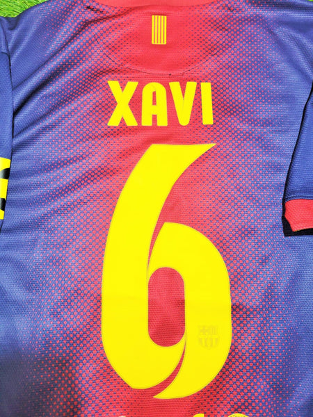 Xavi Barcelona 2012 2013 Soccer Jersey Shirt M SKU# 478323-410 nike