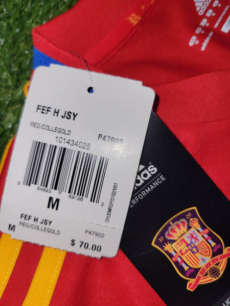 Xavi Spain 2010 WORLD CUP SEMI FINAL Jersey Espana Camiseta Shirt BNWT M SKU# P47902 foreversoccerjerseys