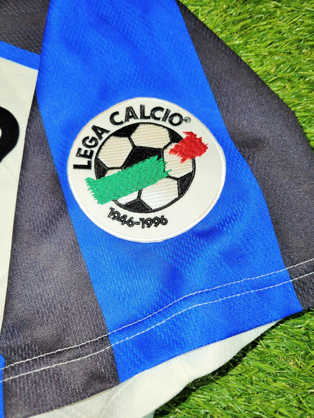 Zamorano Inter Milan Umbro 1996 1997 DEBUT White Away Jersey Shirt Maglia L foreversoccerjerseys