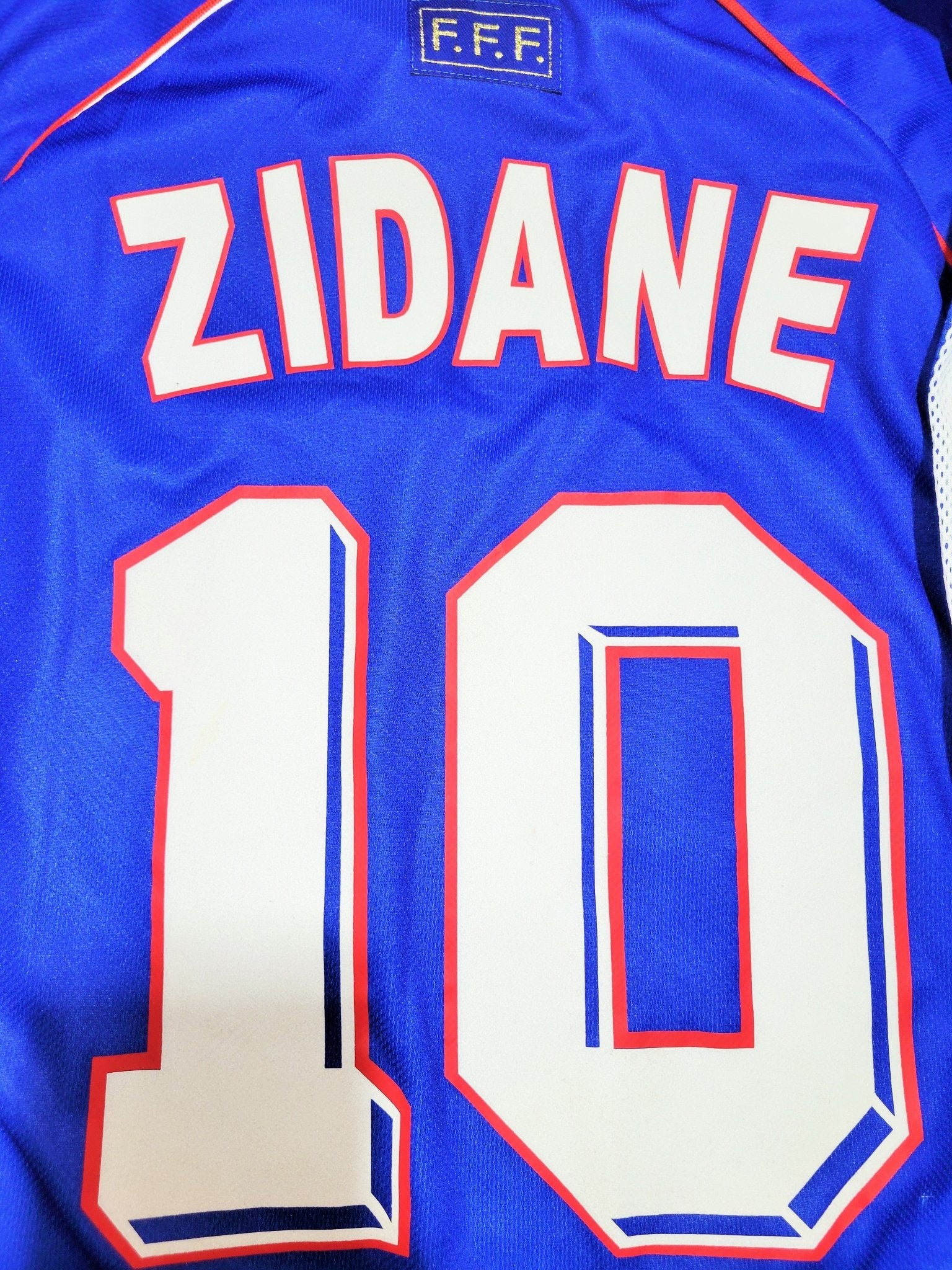 Zidane France 1998 WORLD CUP FINAL Home Soccer Jersey Shirt M SKU# 693254 AHJOO1 Adidas