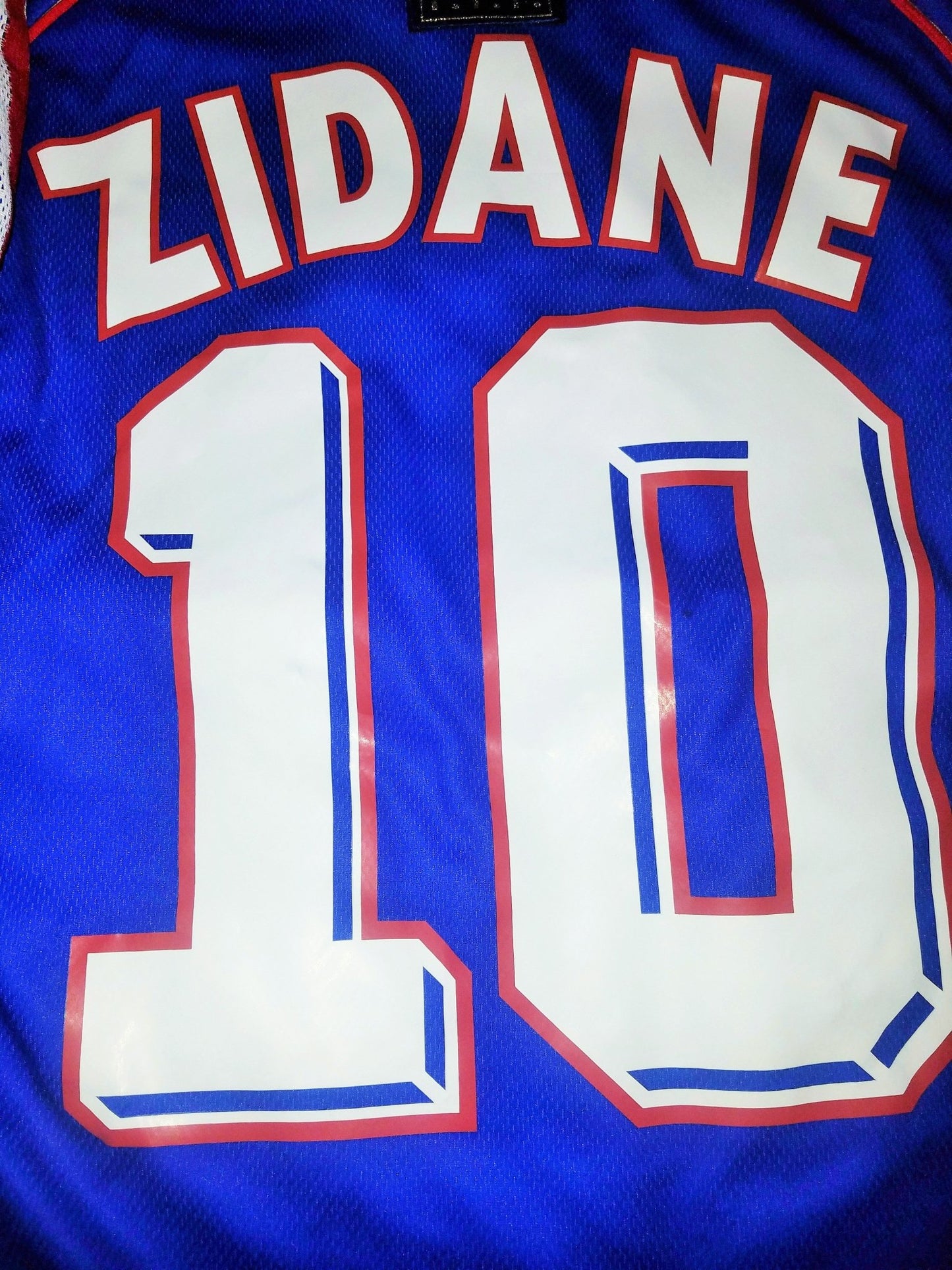 Zidane France 1998 WORLD CUP FINAL Jersey Maillot Shirt Trikot XL foreversoccerjerseys
