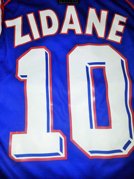 Zidane France 1998 WORLD CUP FINAL Jersey Maillot Shirt Trikot XL foreversoccerjerseys