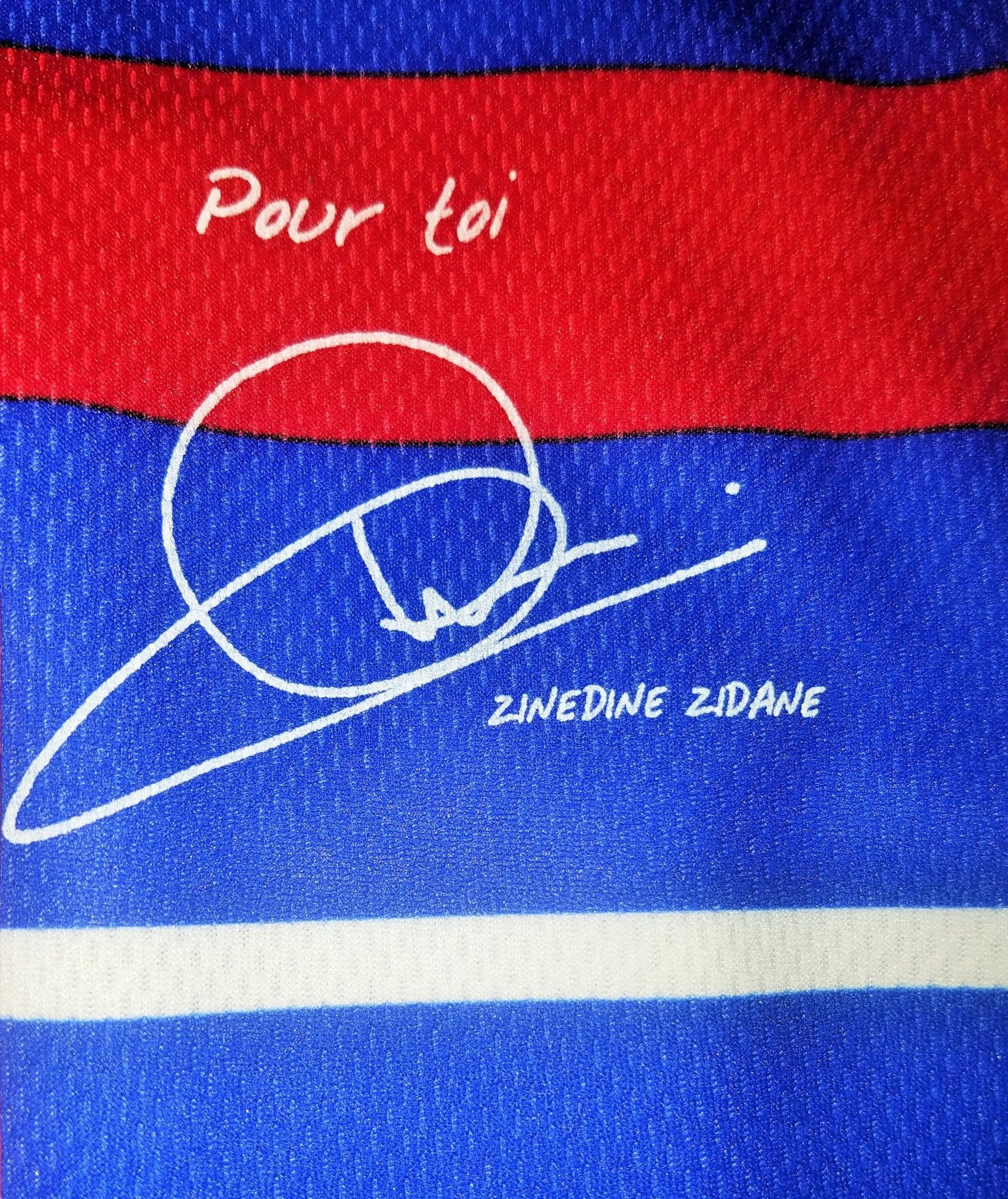 Zidane France 1998 WORLD CUP FINAL Jersey Maillot Shirt Trikot XL foreversoccerjerseys