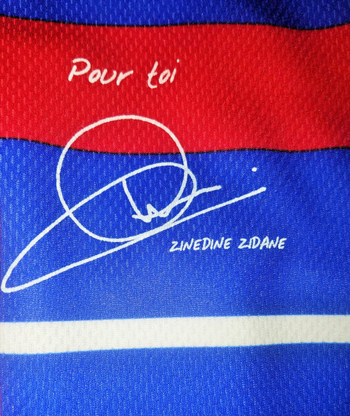 Zidane France 1998 WORLD CUP FINAL Jersey Maillot Shirt Trikot XL foreversoccerjerseys