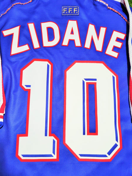 Zidane France 1998 WORLD CUP FINAL LIMITED EDITION Soccer Jersey Maillot Shirt XL foreversoccerjerseys