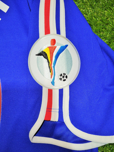 Zidane France 2000 EURO CUP Home Soccer Jersey Shirt BNWT L Adidas