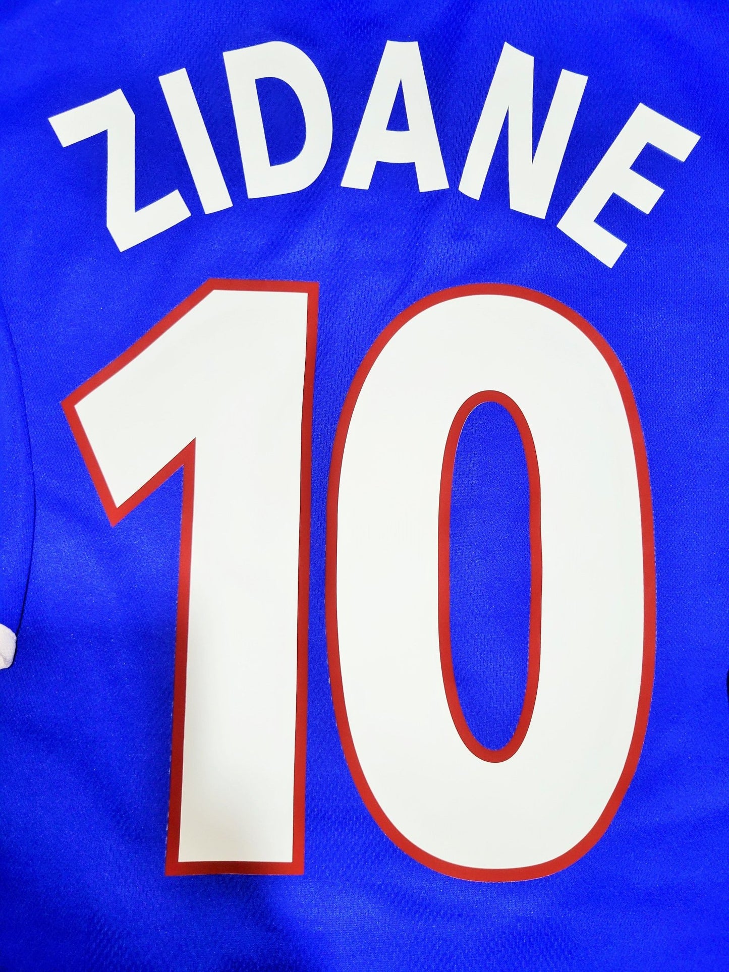 Zidane France 2000 EURO CUP Home Soccer Jersey Shirt XL SKU# 647194 Adidas