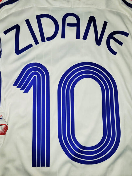 Zidane France 2006 WORLD CUP FINAL Soccer Jersey Shirt XL SKU# 740125 AZB001 Adidas