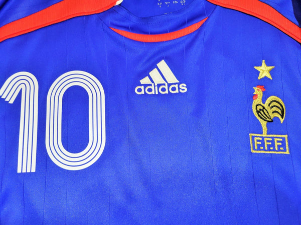 Zidane France 2006 WORLD CUP Jersey Maillot Shirt M SKU# 740126 AZB001 foreversoccerjerseys