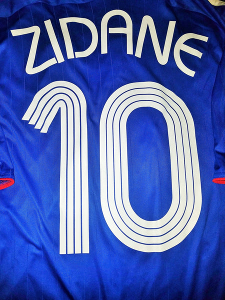 Zidane France 2006 WORLD CUP Jersey Maillot Shirt Trikot XL 740126 AZB001 foreversoccerjerseys
