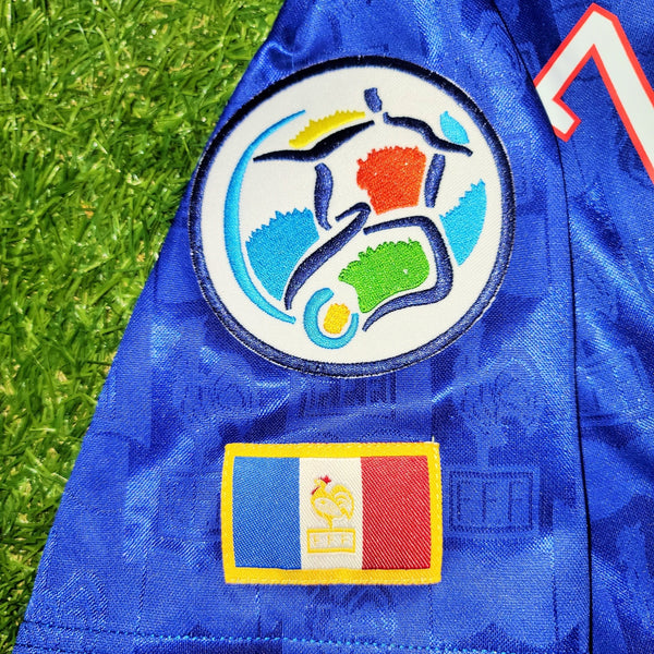Zidane France Adidas 1996 EURO CUP Jersey Maillot Shirt M foreversoccerjerseys