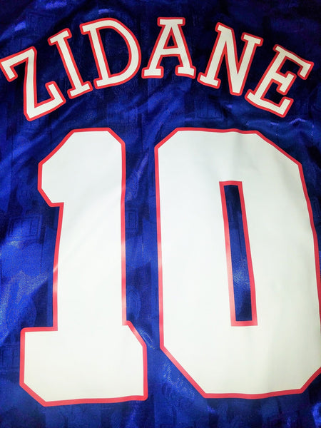 Zidane France Adidas 1996 EURO CUP Jersey Maillot Shirt XL foreversoccerjerseys