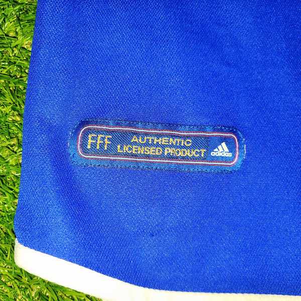 Zidane France Adidas 2000 EURO CUP Home Jersey Maillot Shirt Trikot L foreversoccerjerseys