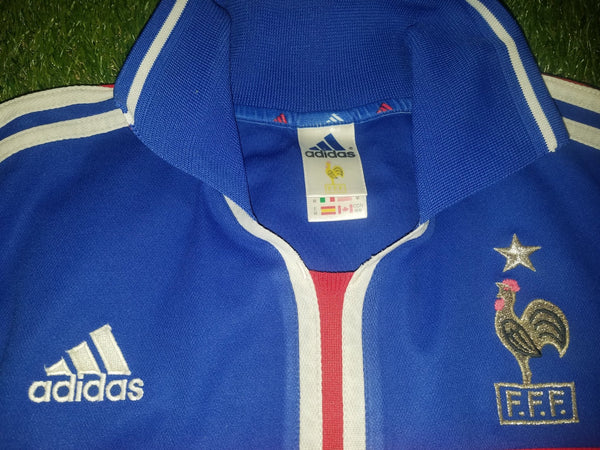 Zidane France Adidas 2000 EURO CUP Jersey Maillot Shirt Trikot M foreversoccerjerseys