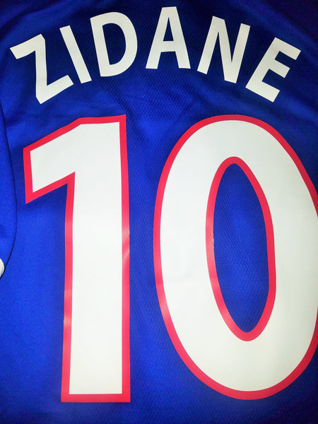 Zidane France Adidas 2000 EURO CUP Jersey Maillot Shirt Trikot M foreversoccerjerseys