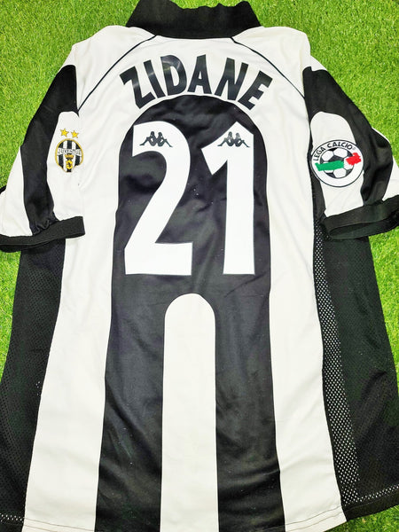 Zidane Juventus 1997 1998 Kappa Home Jersey Shirt Maglia Maillot XL foreversoccerjerseys