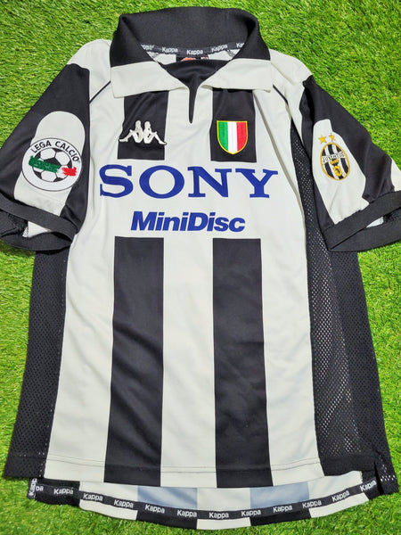 Zidane Juventus 1997 1998 Kappa Home Soccer Jersey Shirt M kappa