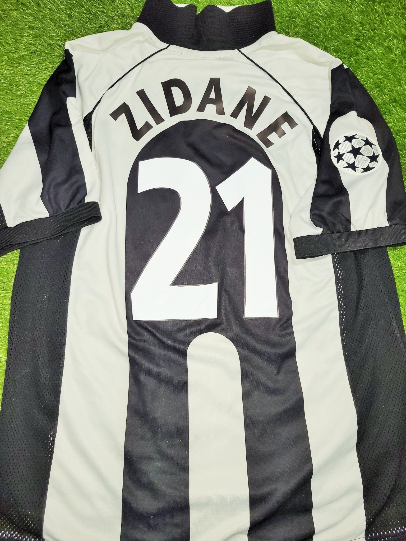 希少✨97-98 ウディネーゼ ホームユニフォーム ジャンニケッダ 16 L Zidane Juventus 1997 1998 Kappa Home Soccer Jersey Shirt XL