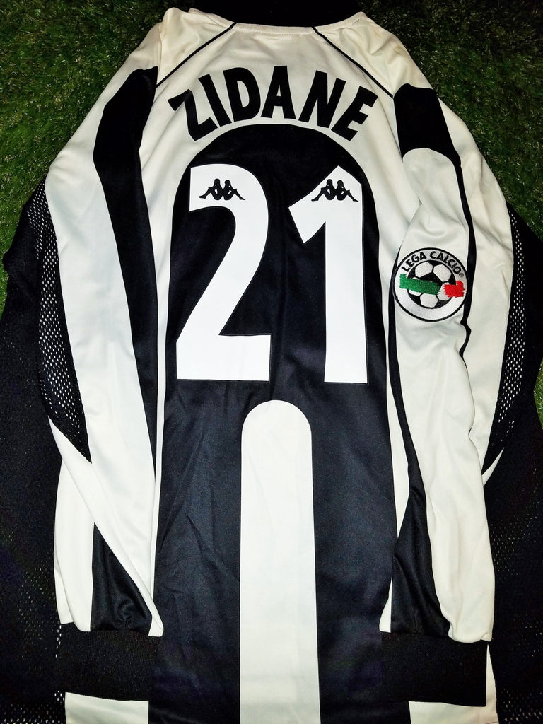 Zidane Juventus 1997 1998 Long Sleeve Jersey Shirt Maglia Maillot XL foreversoccerjerseys