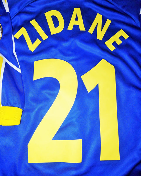 Zidane Juventus 1997 1998 UEFA Kappa Away Blue Jersey Shirt Maglia Maillot L foreversoccerjerseys