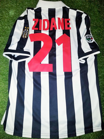 Zidane Juventus 1998 1999 Home Kappa Jersey Shirt Maglia Maillot L foreversoccerjerseys