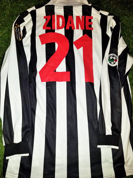 Zidane Juventus 1998 1999 Long Sleeve Jersey Shirt Maglia Maillot XL foreversoccerjerseys