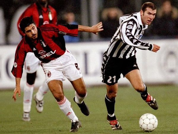 Zidane Juventus 1999 2000 Long Sleeve Kappa Soccer Jersey Shirt M kappa
