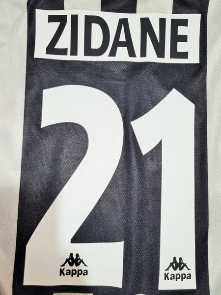 Zidane Juventus Kappa 1996 1997 DEBUT Soccer Jersey Shirt L kappa