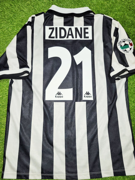 Zidane Juventus Kappa 1996 1997 DEBUT Soccer Jersey Shirt L kappa