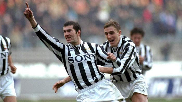 Zidane Juventus Kappa 1996 1997 Long Sleeve DEBUT Home Jersey Shirt Maglia Maillot L foreversoccerjerseys