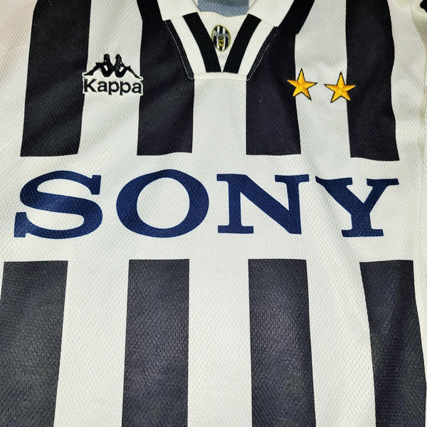 Zidane Juventus Kappa 1996 1997 Long Sleeve DEBUT Home Jersey Shirt Maglia Maillot XL foreversoccerjerseys
