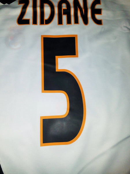 Zidane Real Madrid 2003 2004 UEFA Long Sleeve Jersey Shirt Camiseta 913869 ASR001 XL BNWT foreversoccerjerseys