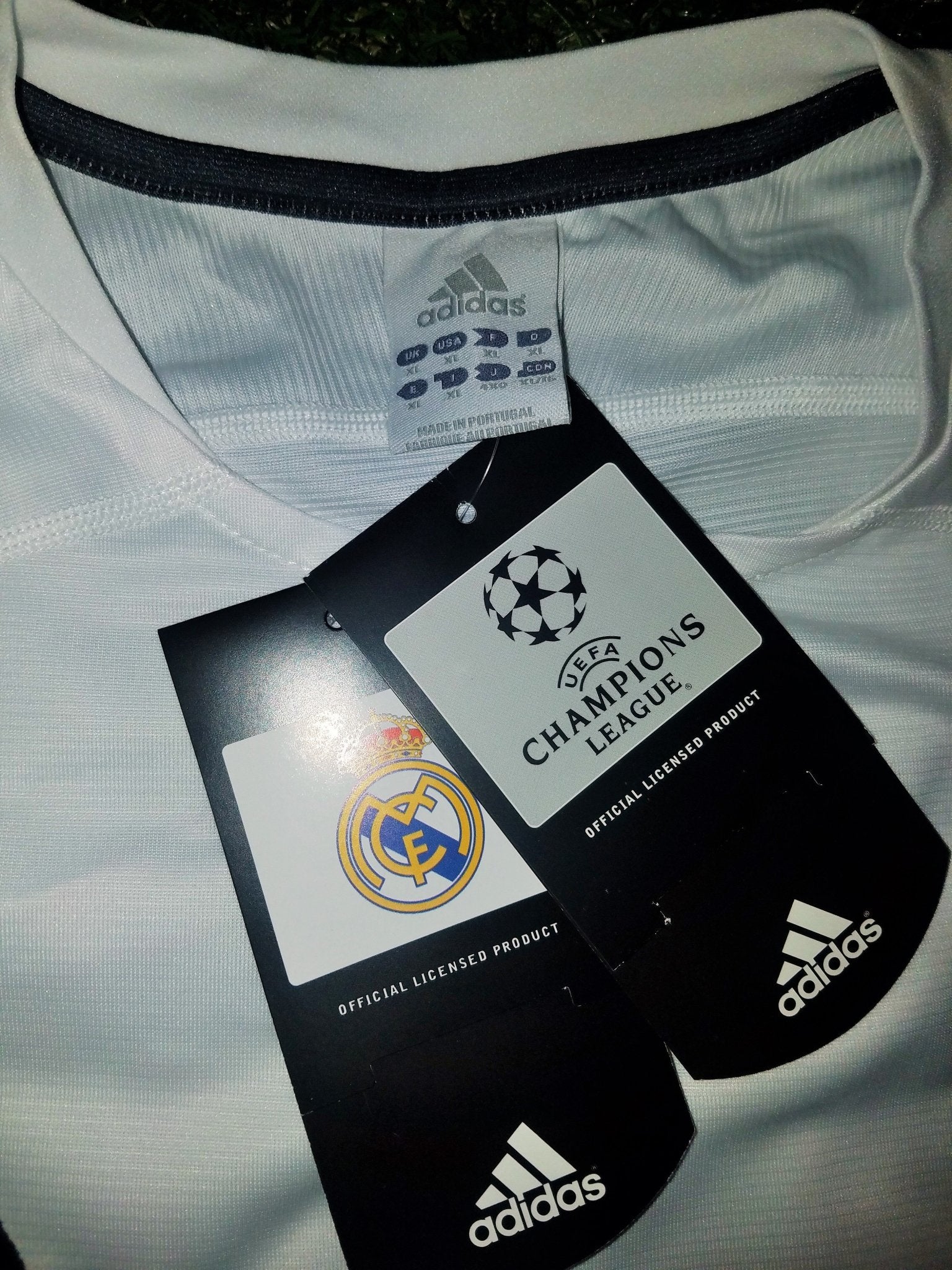 Zidane Real Madrid 2003 2004 UEFA Long Sleeve Jersey Shirt Camiseta 913869 ASR001 XL BNWT foreversoccerjerseys