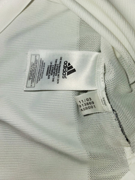 Zidane Real Madrid 2003 2004 UEFA Long Sleeve Jersey Shirt Camiseta S SKU# 913869 ASR001 foreversoccerjerseys