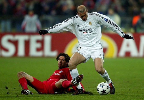Zidane Real Madrid 2003 2004 UEFA Long Sleeve Jersey Shirt Camiseta S SKU# 913869 ASR001 foreversoccerjerseys