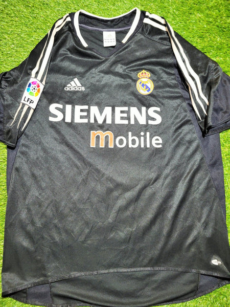 Zidane Real Madrid 2004 2005 Away Soccer Jersey Shirt M SKU# 367826 Adidas